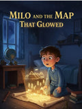 Milo and the Map That Glowed Kids Adventure Hardcover Storybook
